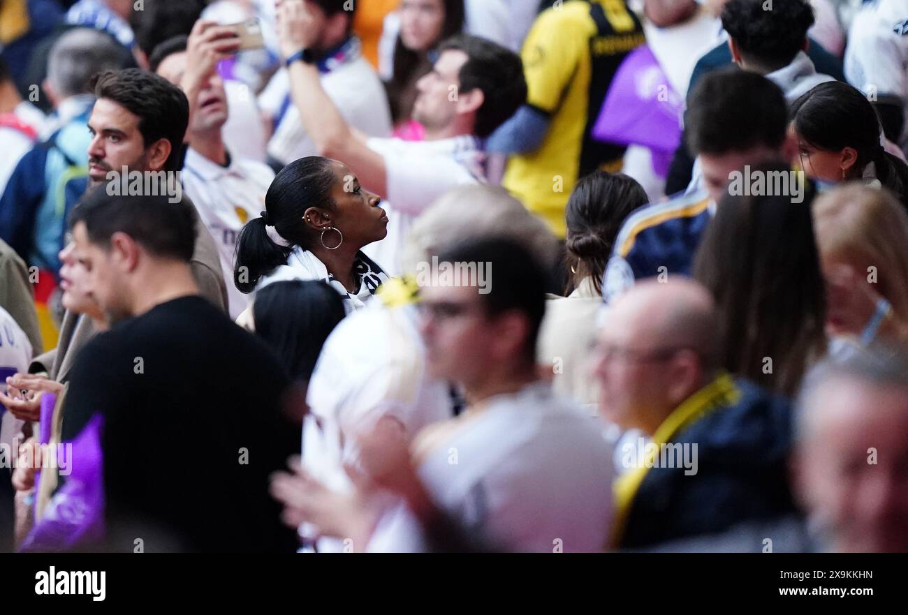 Denise Bellingham, mother of Real Madrid’s Jude Bellingham arrives