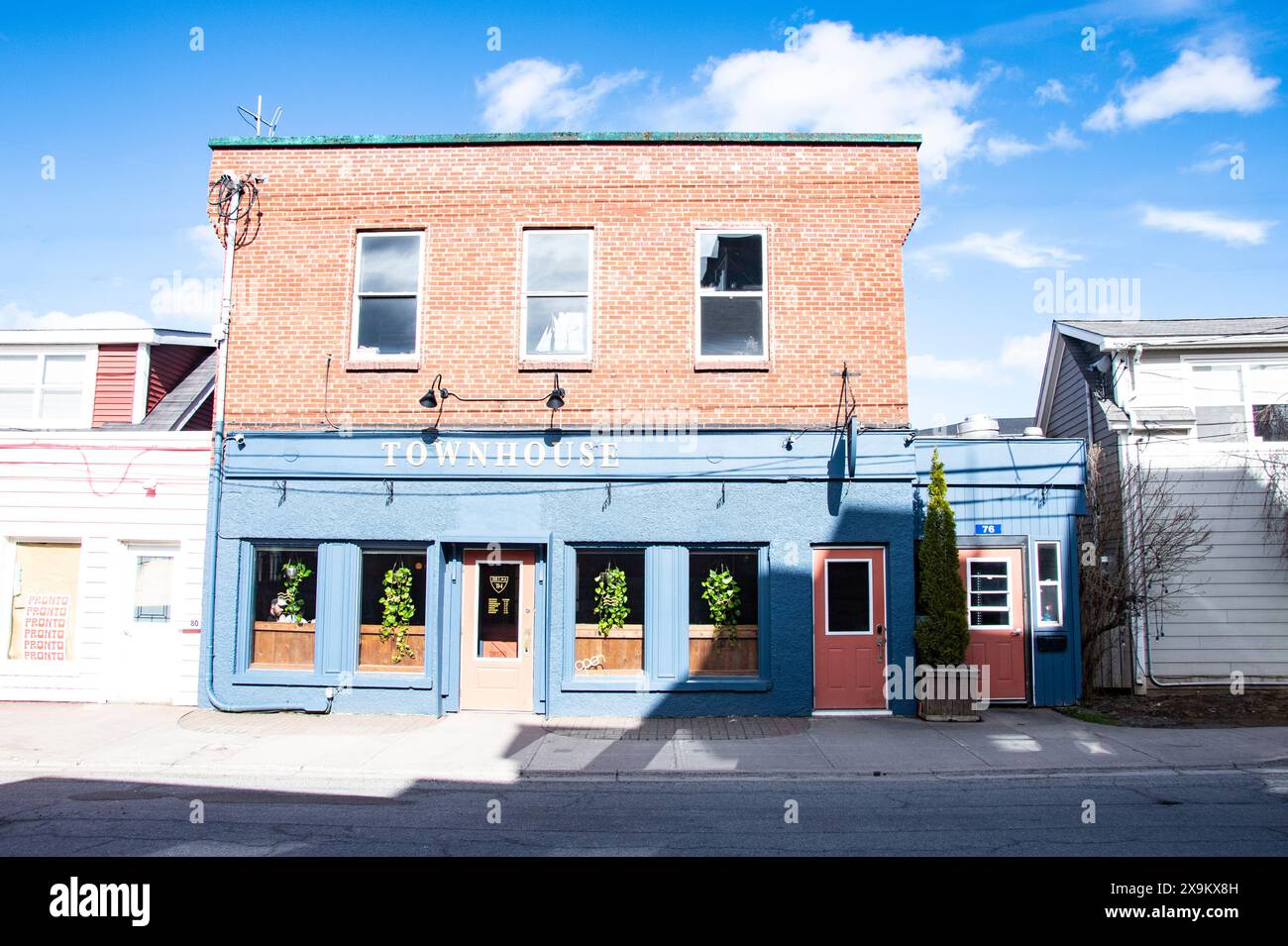 Townhouse restaurant in downtown Antigonish, Nova Scotia, Canada Stock ...