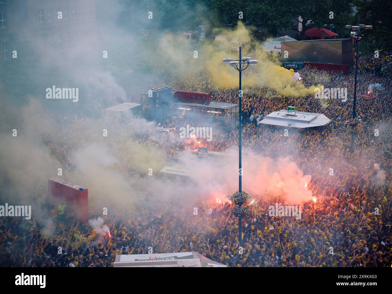 Dortmund, Germany. 01st June, 2024. Public viewing of the Champions League final between