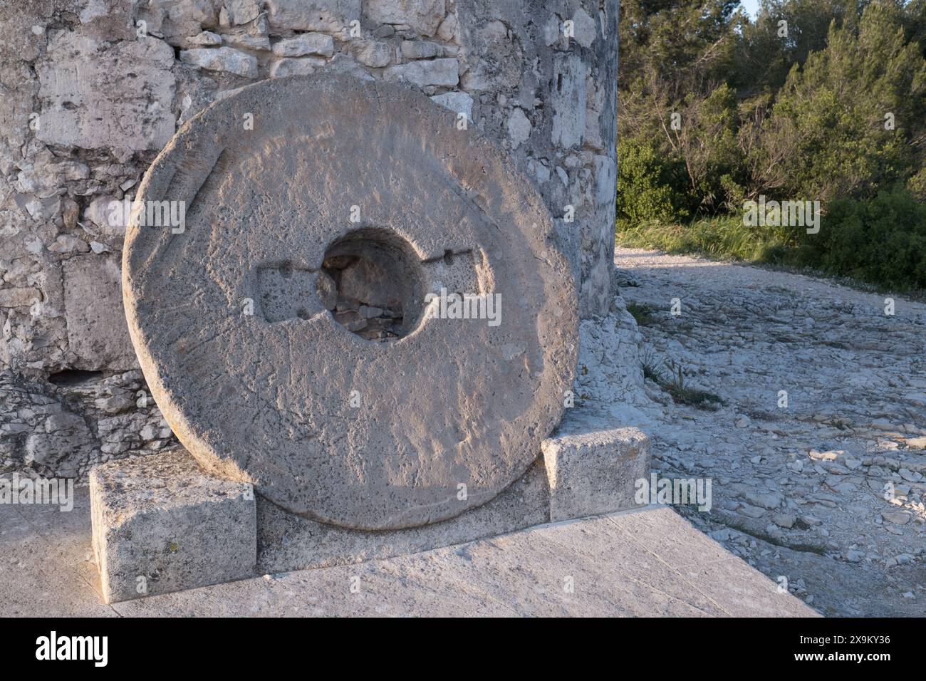 Millstone milling mill stone hi res stock photography and images Alamy