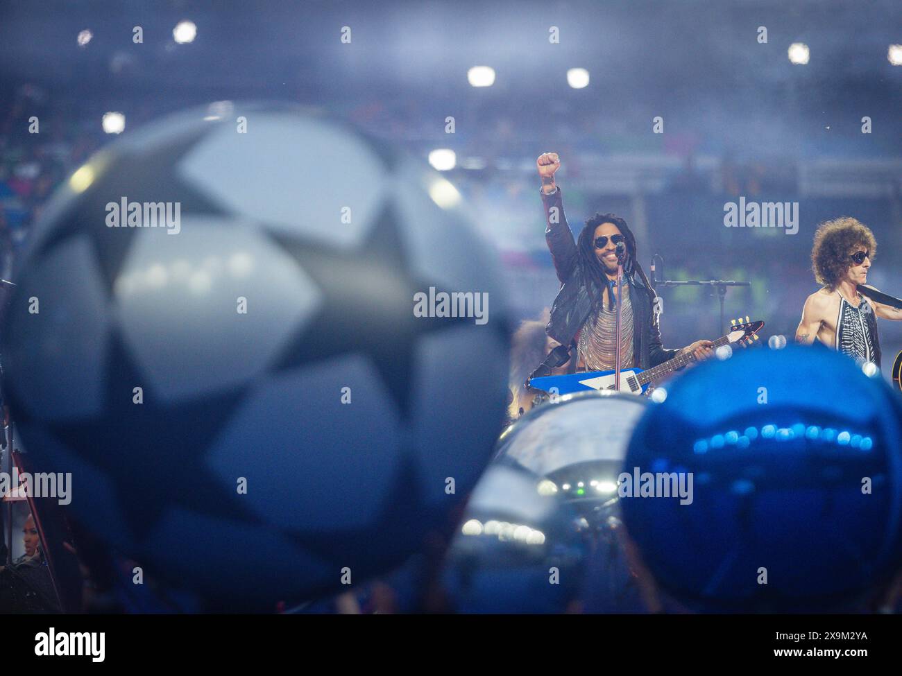 London, England. 01st Jun 2024. Lenny Kravitz Borussia Dortmund Real