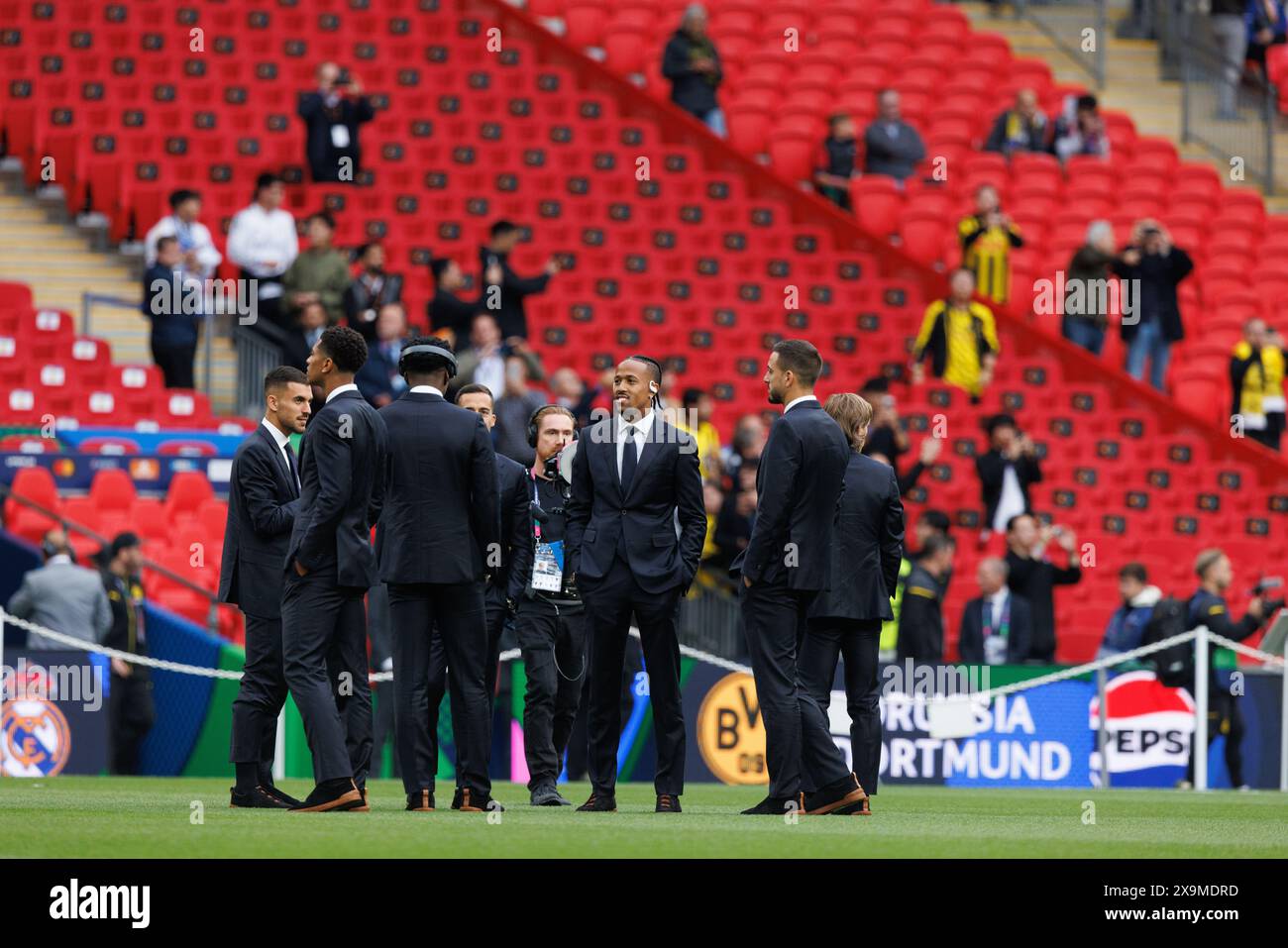 Players of Real Madrid during during Champions League 2024 final game ...
