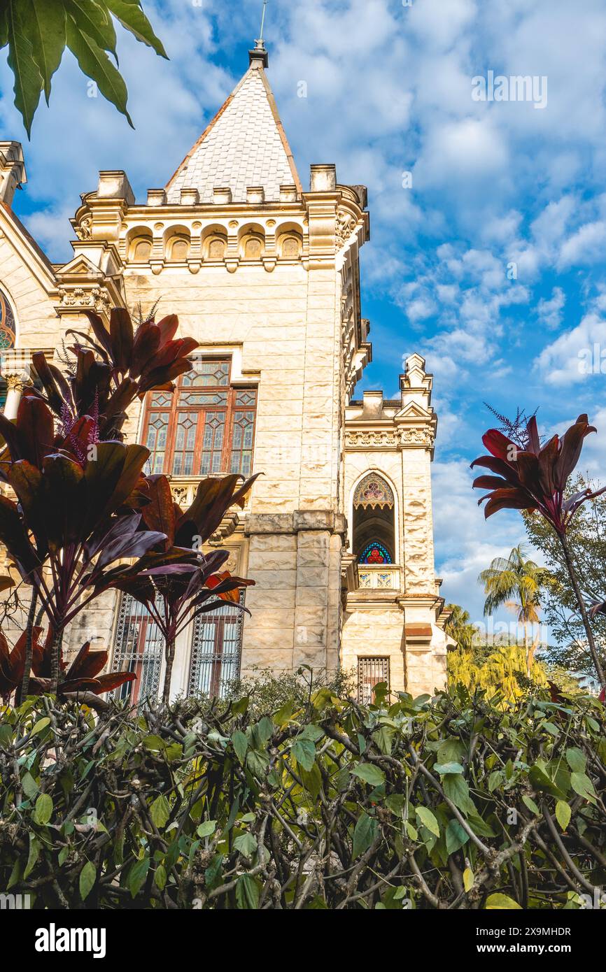 Villa Itararé. Old historic building at Petropolis RJ Brazil. May 28 2024. Stock Photo