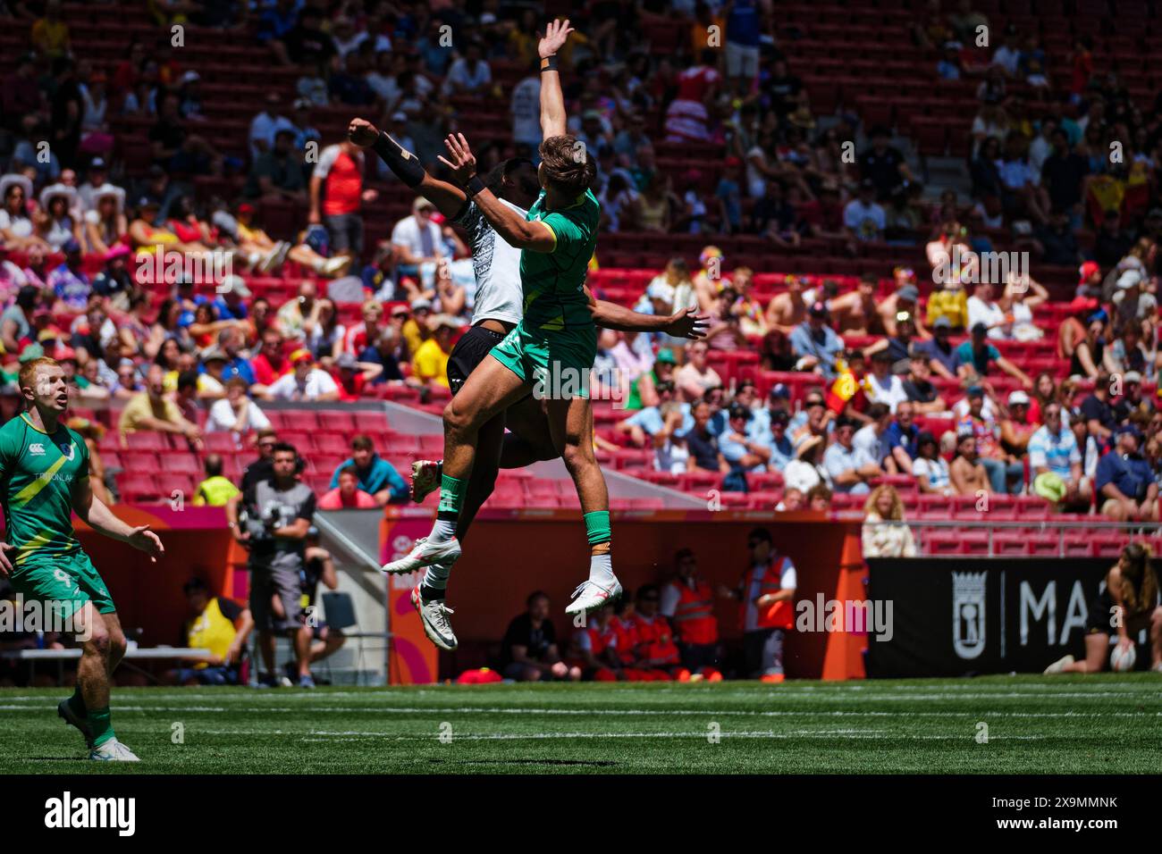 Madrid, Spain. 01th June, 2024. Finals of the Rugby Sevens Championship 2nd day. MEN