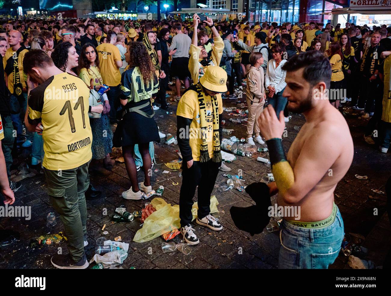 Dortmund, Germany. 02nd June, 2024. Public viewing of the Champions League final between