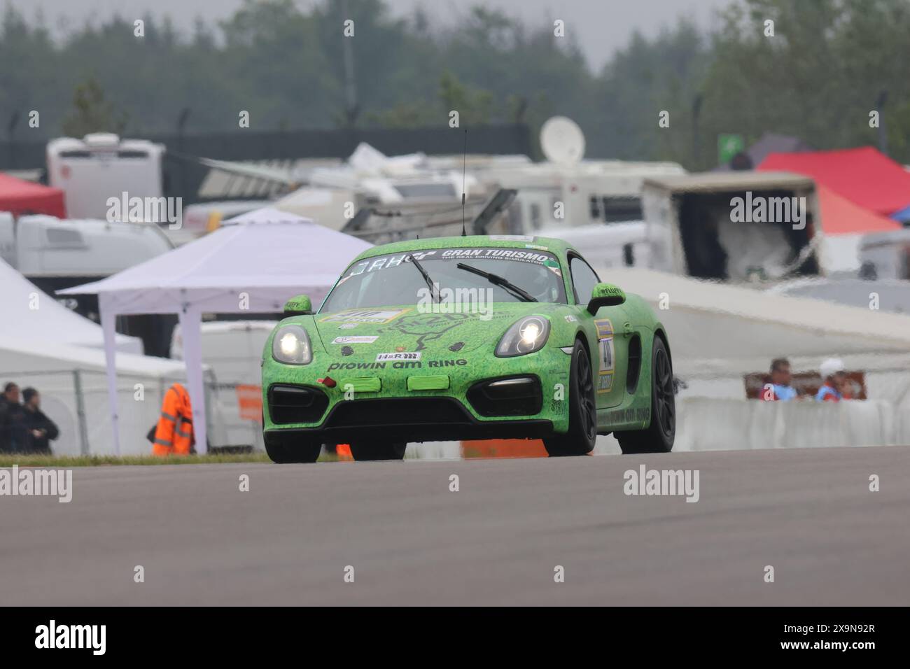 Stefano Croci (Bergamo/ITA) / David Ackermann (Doettingen/DEU) / Axel Jahn (Heusweiler/DEU) / Georg Arbinger (Deggendorf(DEU), #410, Porsche Cayman GTS, Team: MSC Adenau (DEU),  Motorsport, ADAC Ravenol 24H Rennen Nuerburgring, Nuerburg, 30.05.2024 - 02.06.2024, Samstag 01.06.2024  Foto: Eibner-Pressefoto/Juergen Augst Stock Photo