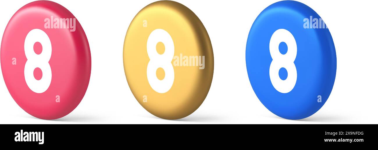 Eight number blue button mathematic counting calculator web application ...