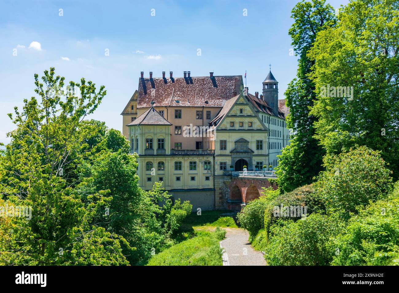 Schloss Heiligenberg Castle Heiligenberg Bodensee, Lake Constance Baden-Württemberg Germany Stock Photo