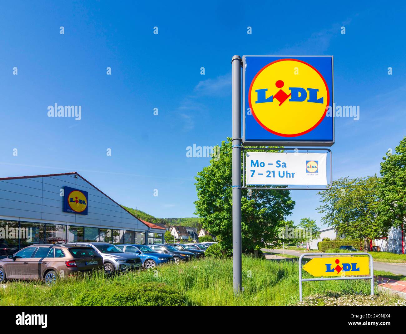 Lidl supermarket Blumberg Schwarzwald, Black Forest BadenWürttemberg