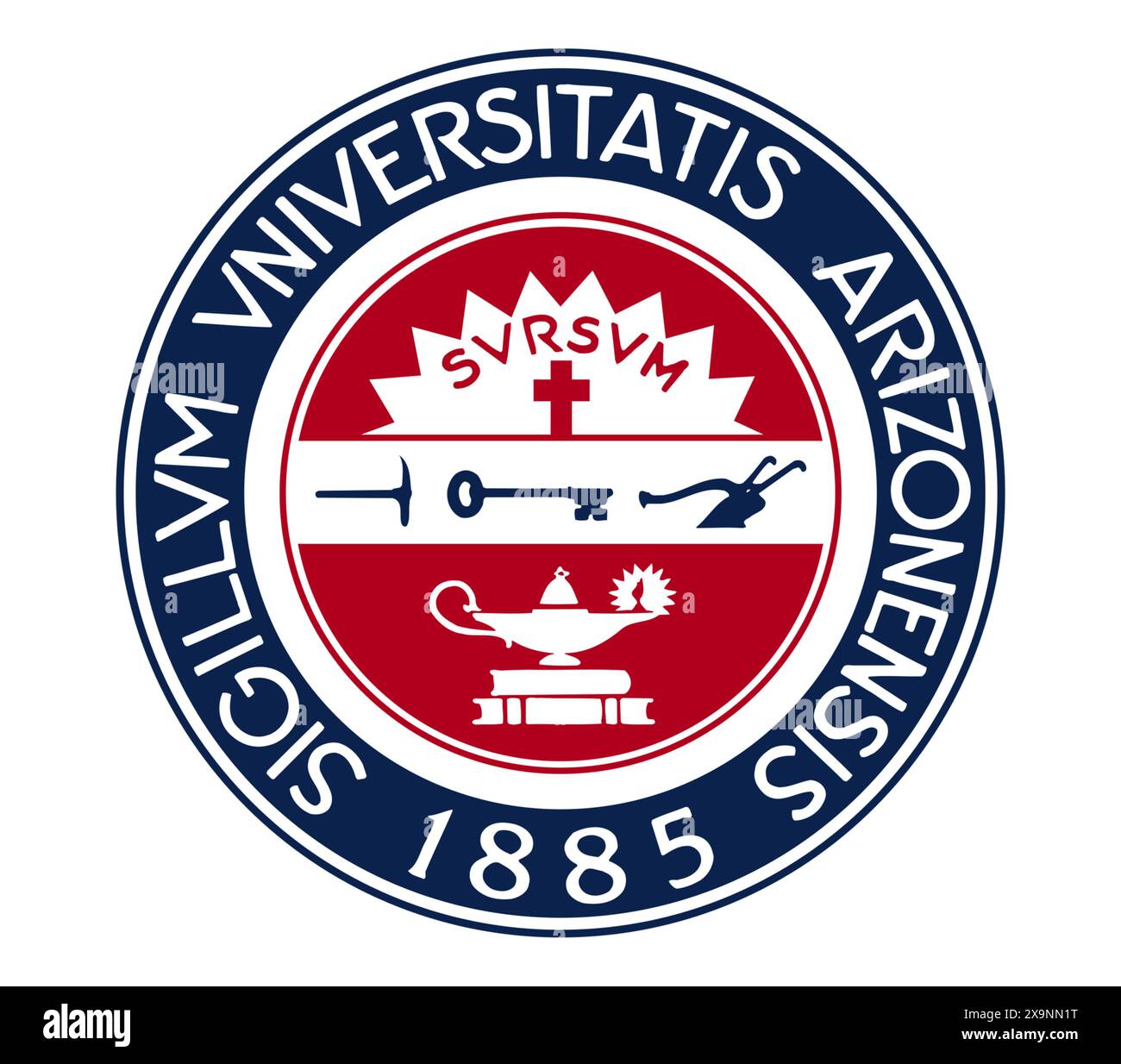 University of Arizona logo icon Stock Photo