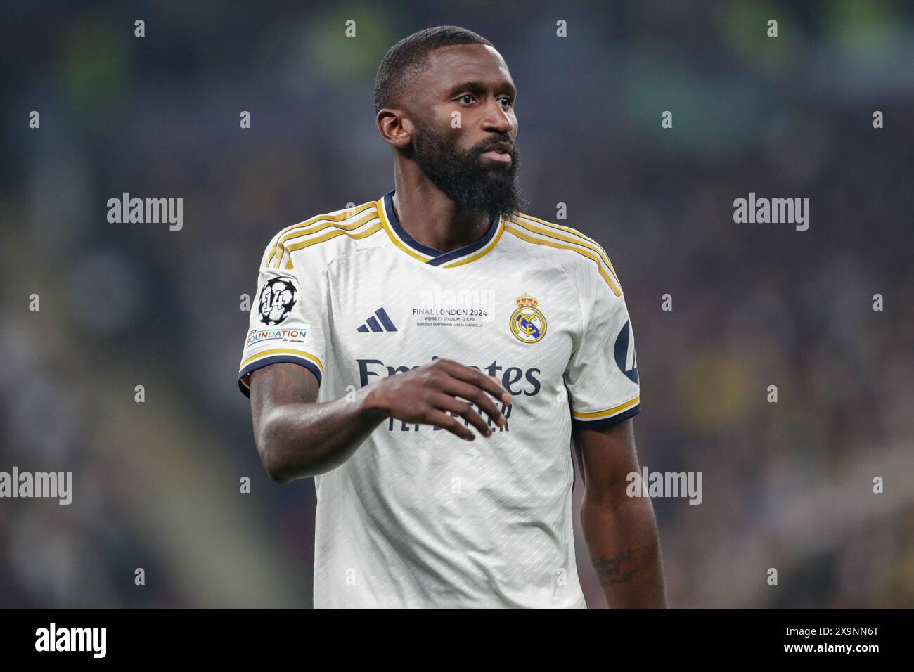 Antonio Rüdiger of Real Madrid seen during the UEFA Champions League ...