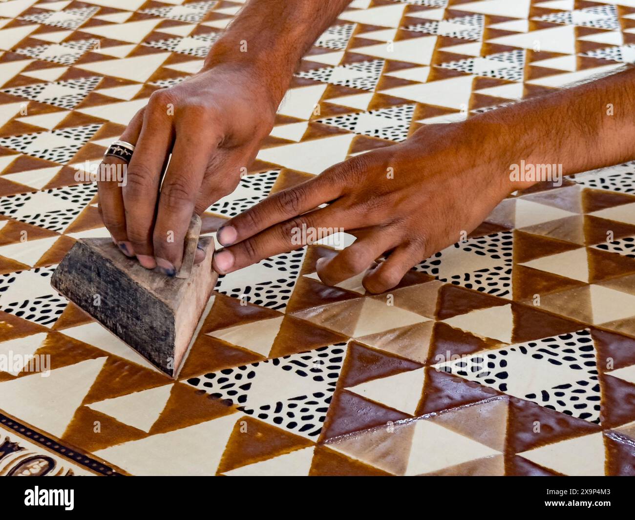 Patterned Tile Model Patterned tile design hi-res stock photography and images - Alamy