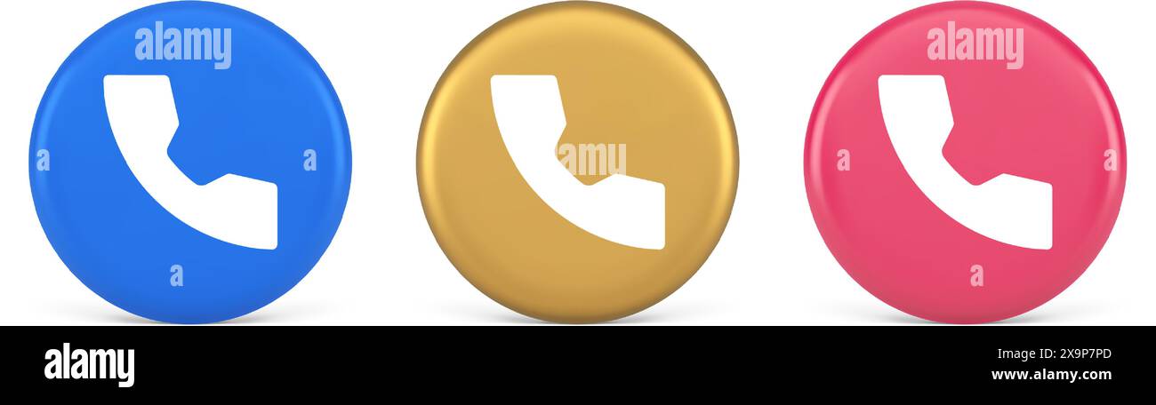 Pink telephone receiver on Stock Vector Images - Alamy