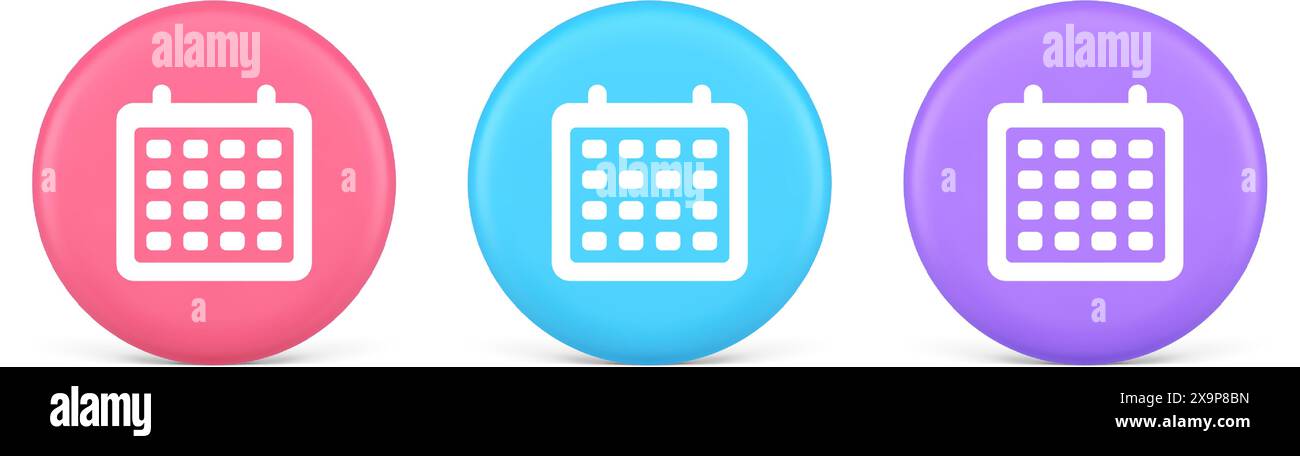 Agenda blue 3d realistic hi-res stock photography and images - Alamy