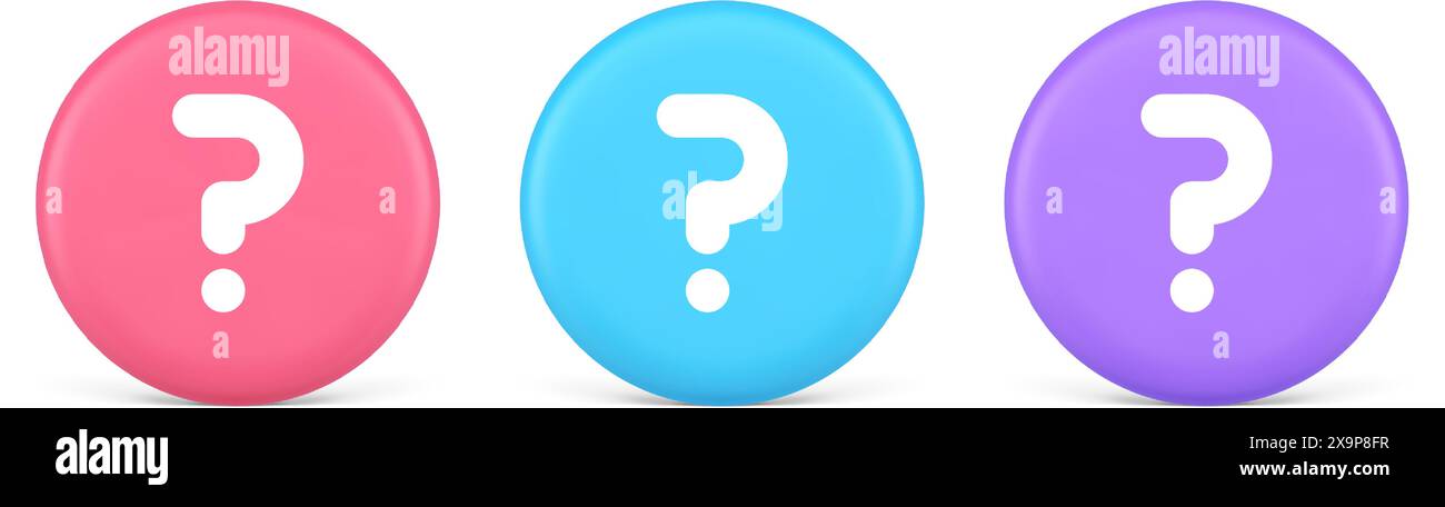 Question mark circle logo hi-res stock photography and images - Alamy