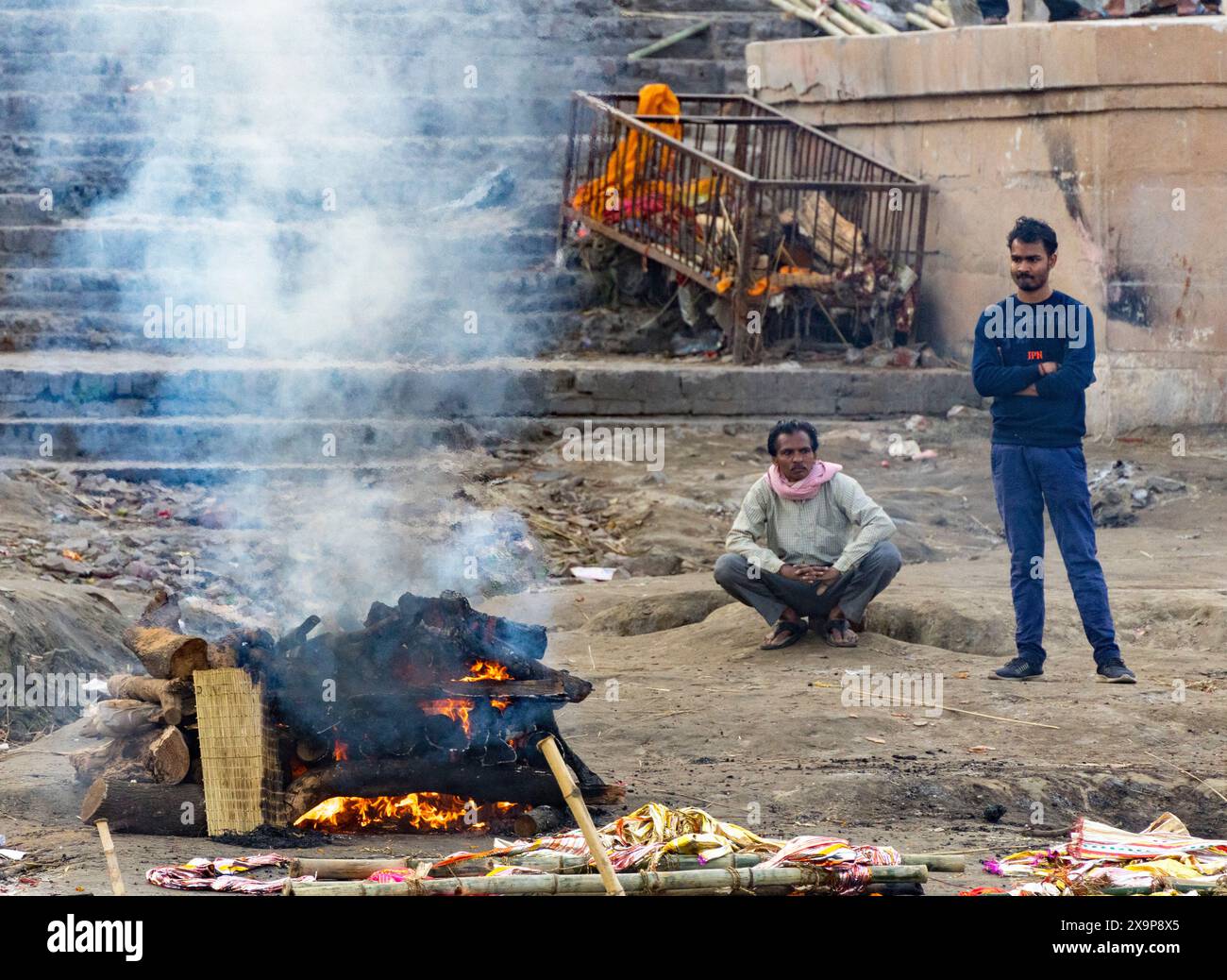 Traditional open funeral ceremony in hi-res stock photography and ...