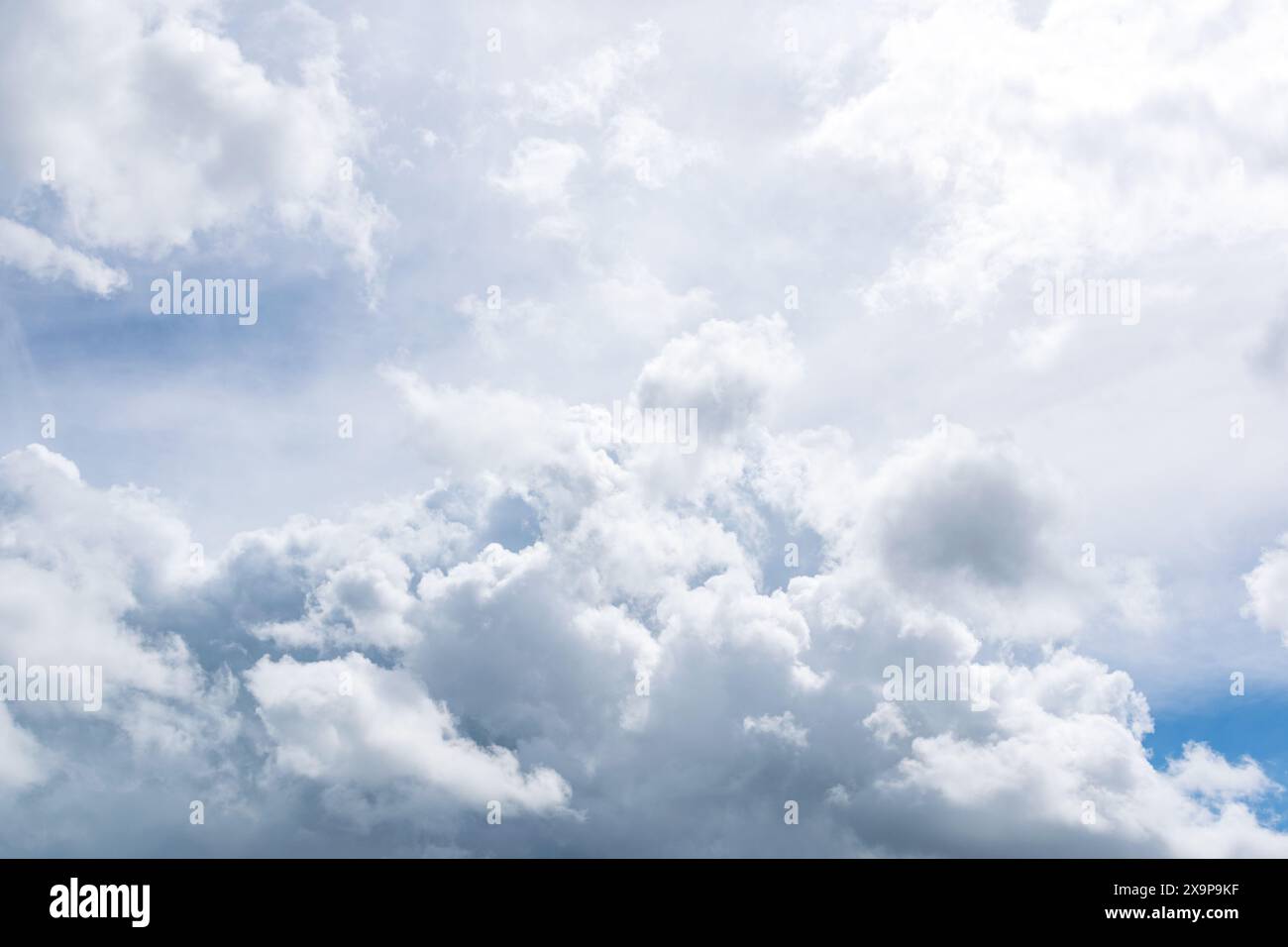 Sky with huge clouds before rain Stock Photo