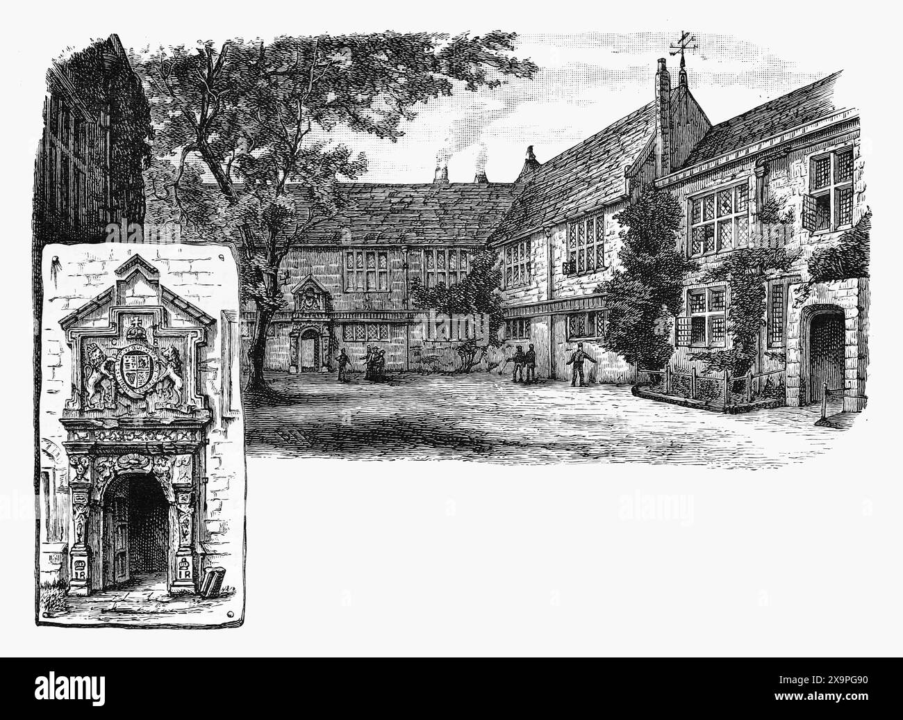 Antique drawings of yorkshire Black and White Stock Photos & Images Alamy
