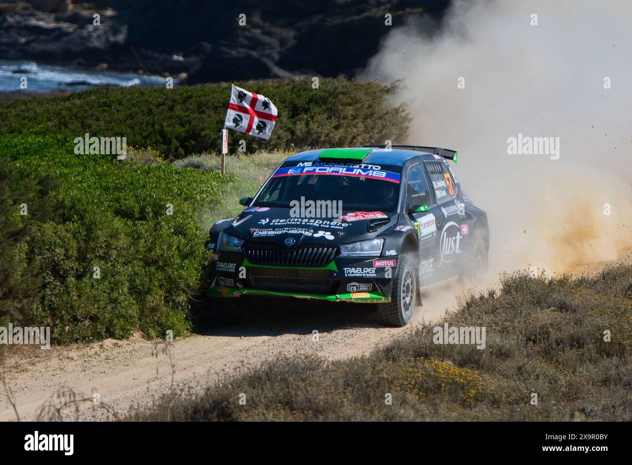 Rally Italia Sardegna car race in Sardinia, Italy on June 2, 2024. (CTK Photo/Petr Malina) Stock Photo