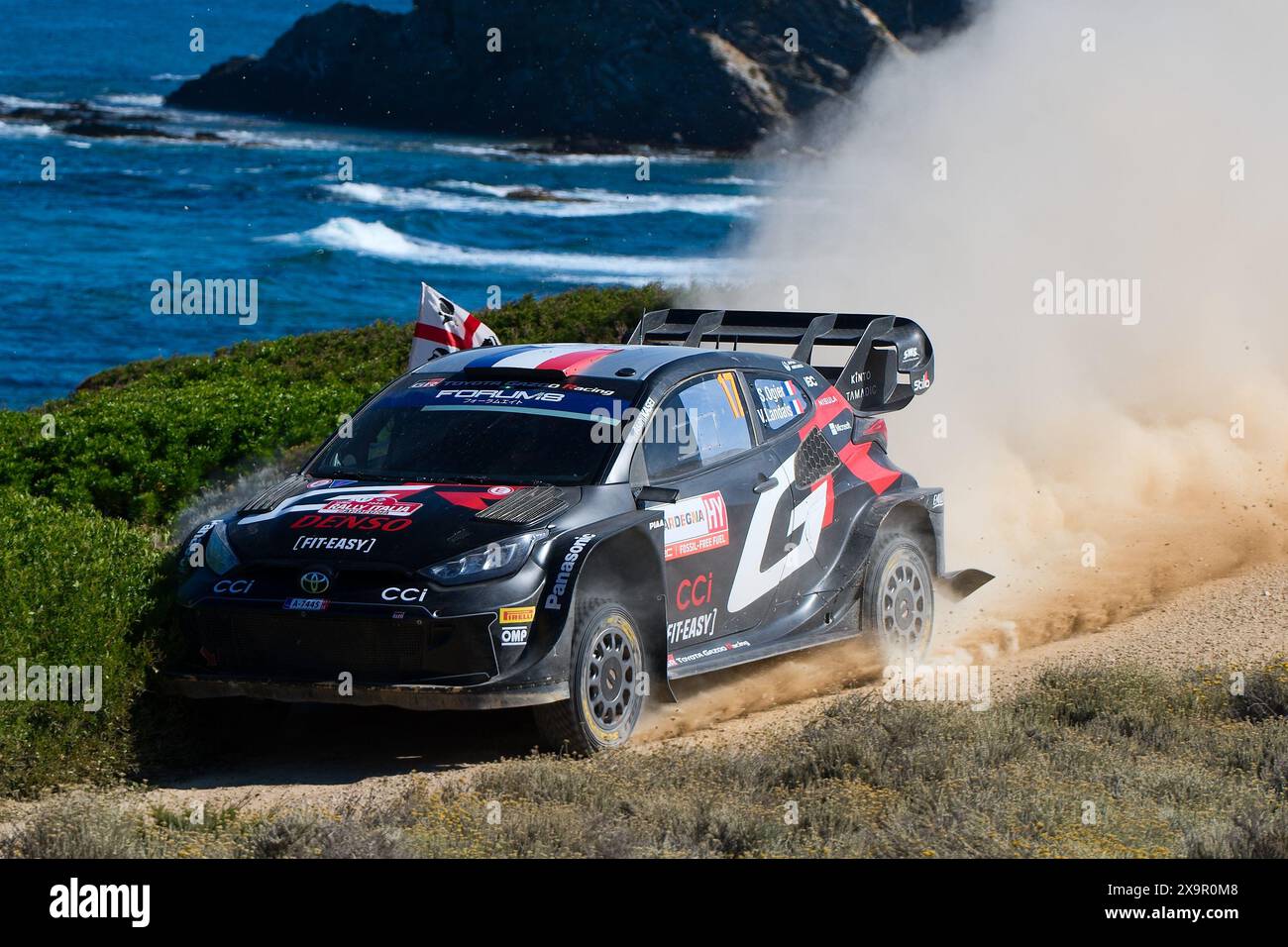 Rally Italia Sardegna car race in Sardinia, Italy on June 2, 2024. (CTK Photo/Petr Malina) Stock Photo