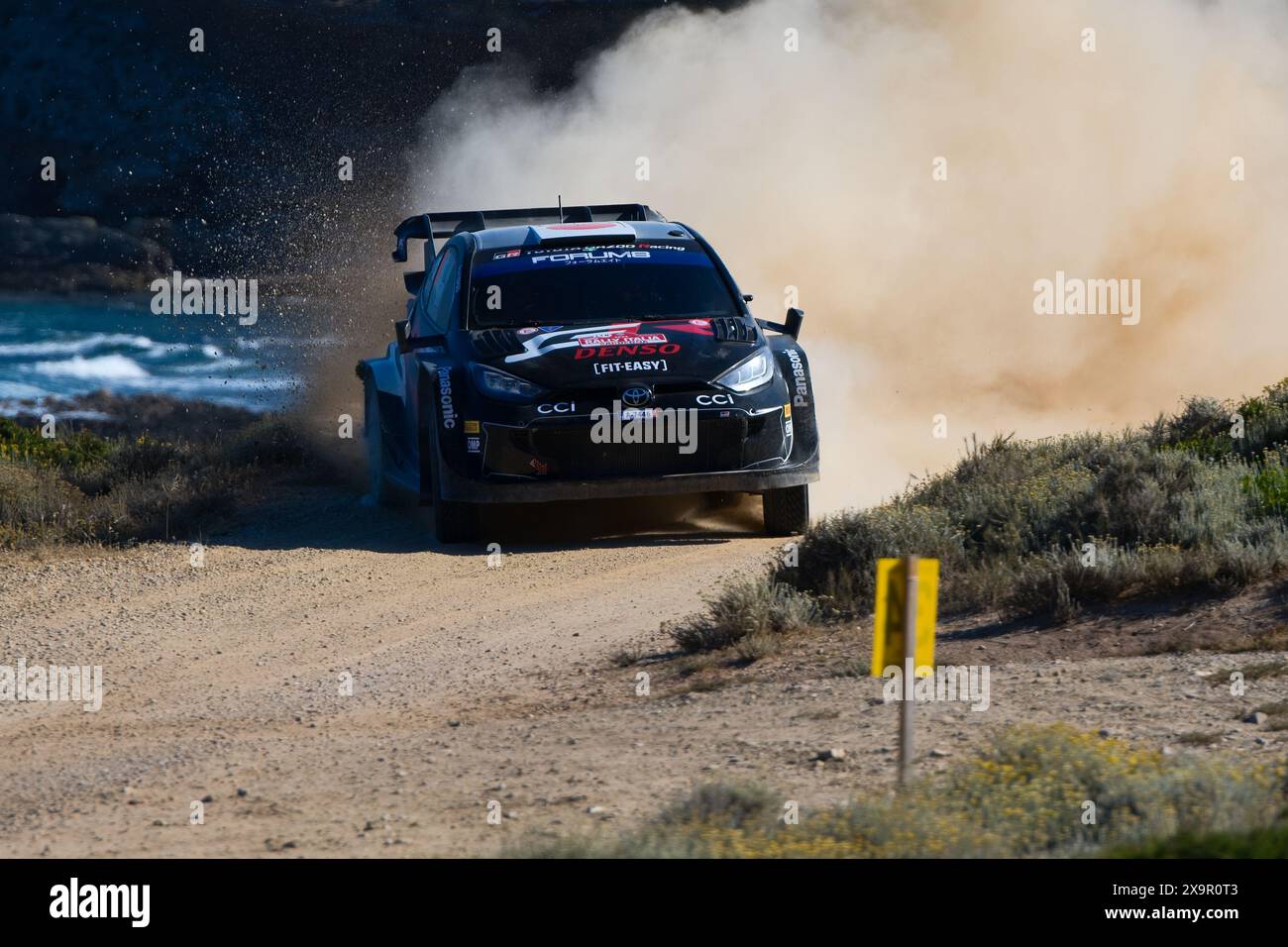 Rally Italia Sardegna car race in Sardinia, Italy on June 2, 2024. (CTK Photo/Petr Malina) Stock Photo