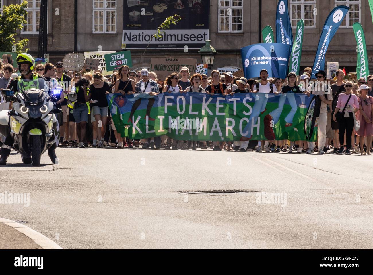 Today, Folkets Klimamarch is held in Copenhagen . It takes place before the upcoming EU Parliament elections on Sunday 2 June 2024 Copenhagen Vindebrogade Denmark Copyright: xKristianxTuxenxLadegaardxBergx 2E6A4966 Stock Photo