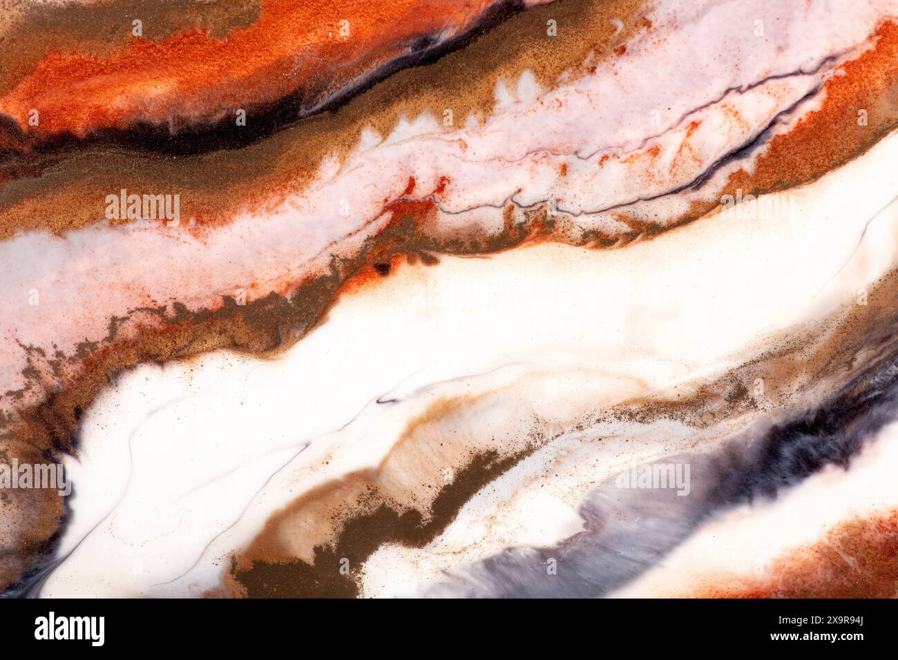 New gentle abstract painting background in a warm colors. Stock Photo