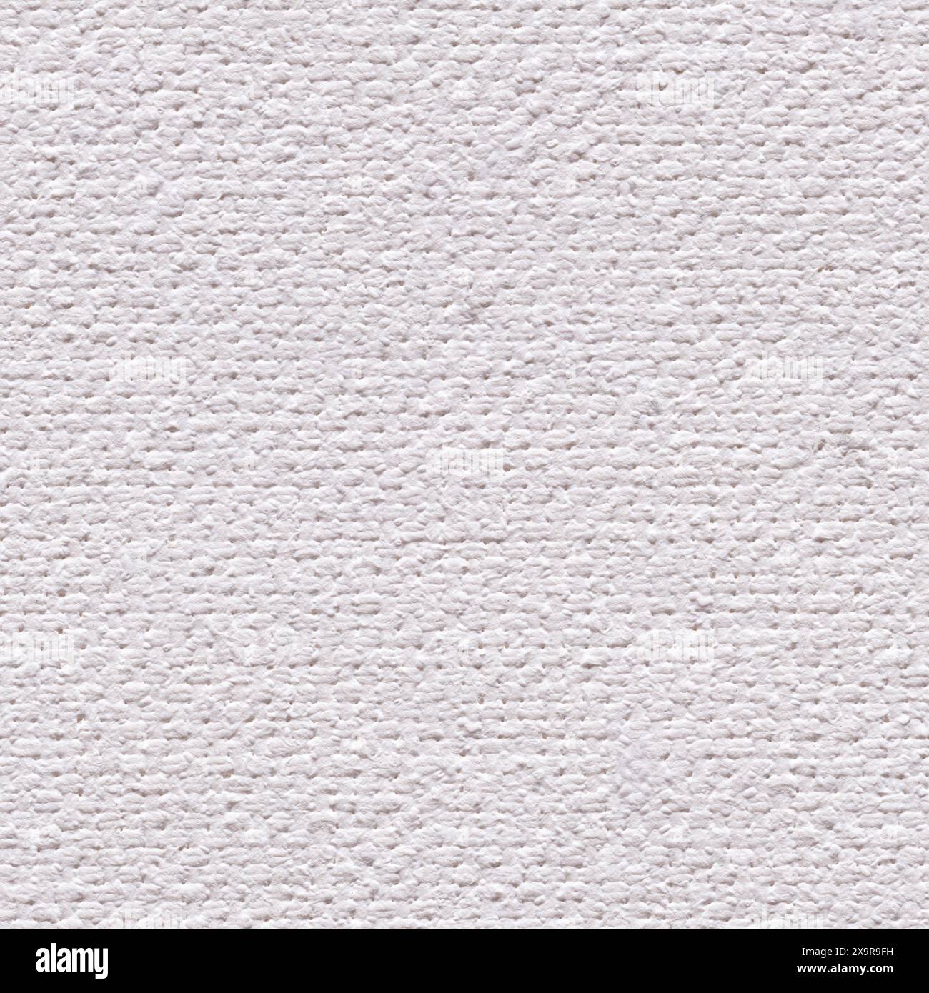 Cotton canvas texture in adorable white. Seamless pattern background. Stock Photo