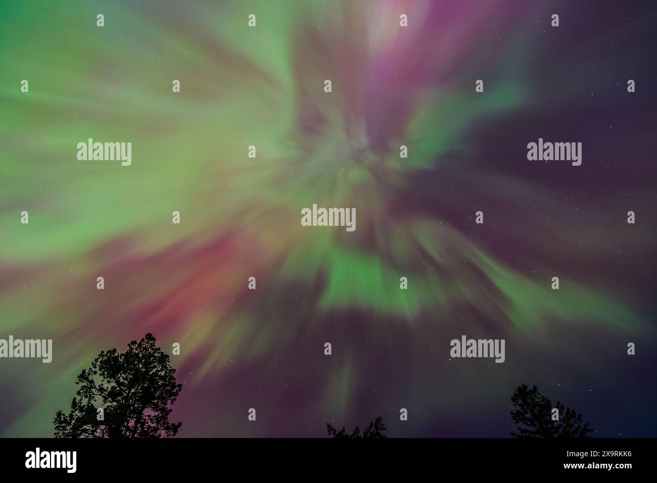 Amazing Aurora Borealis Northern Lights Seen Over Washington State North Cascades during massive