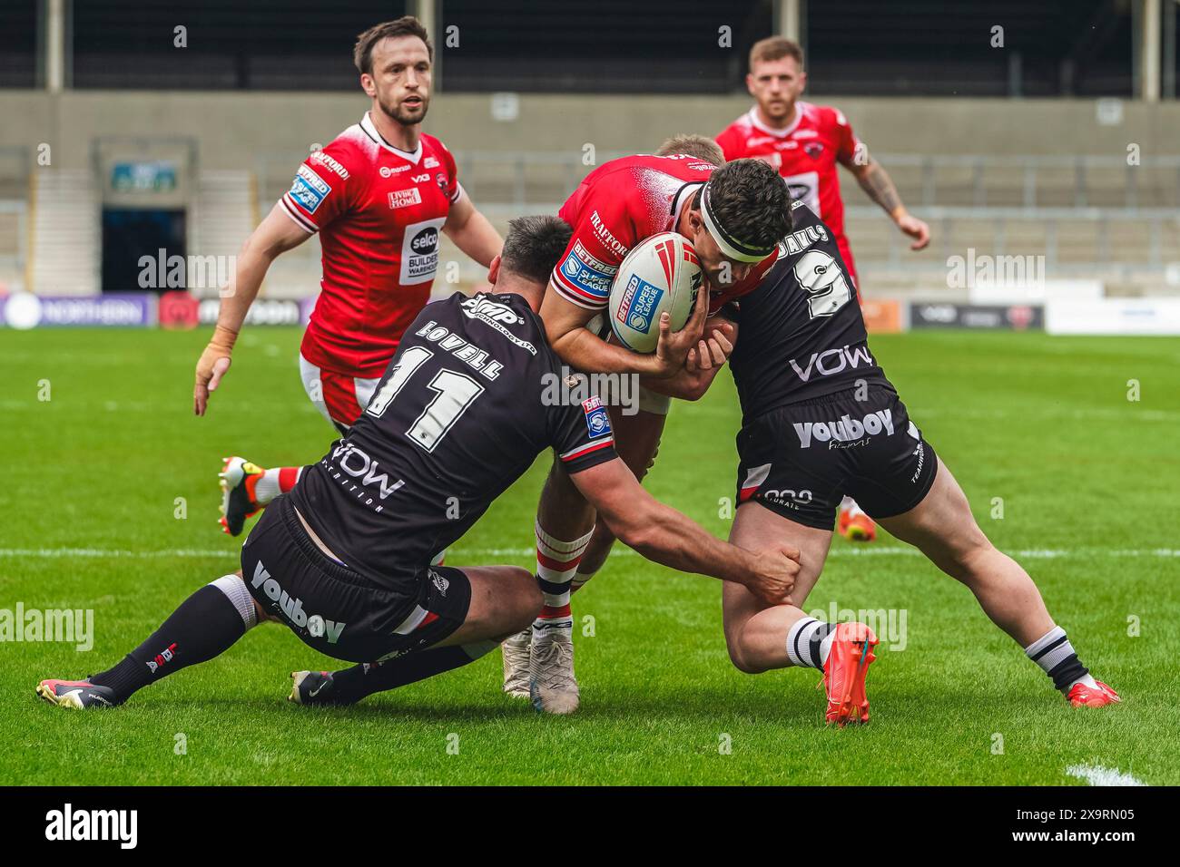 Sam Davis Rugby Salford, Manchester, UK. 2nd June, 2024. Super League Rugby: Salford ...