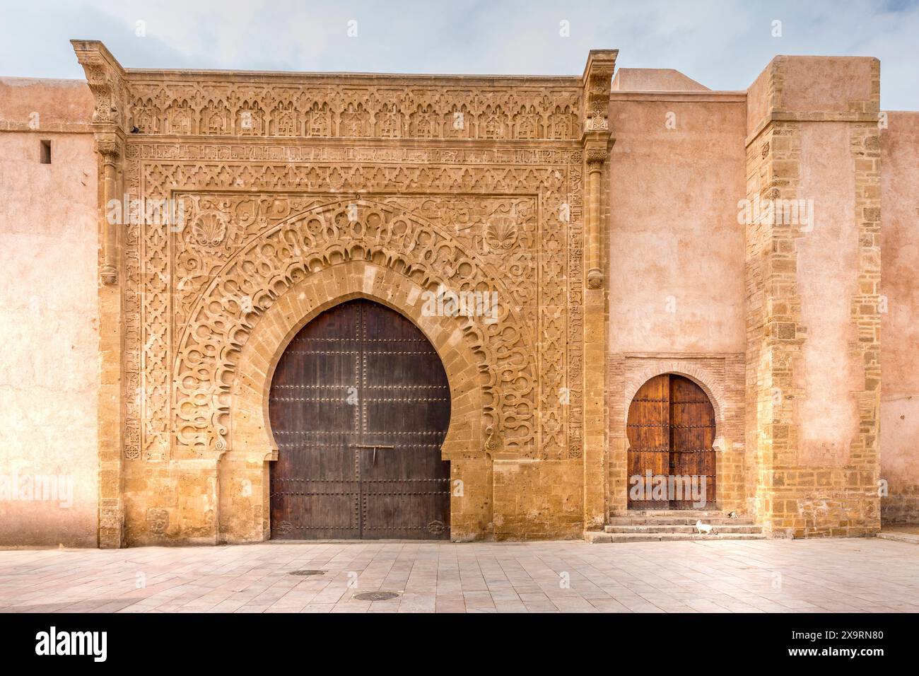 Rabat, Morocco - March 23, 2024: Gateway to the Kasbah of the Oudayas ...