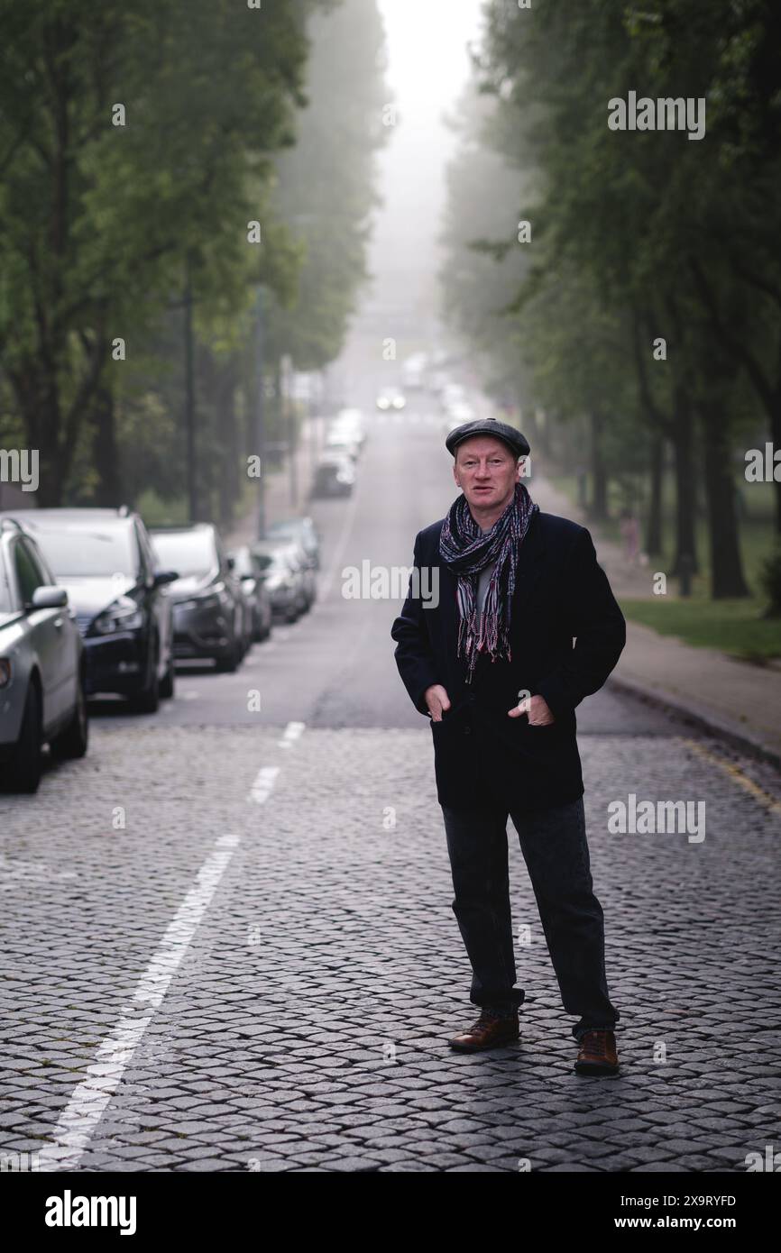 Handsome middle aged man walking hi-res stock photography and images ...