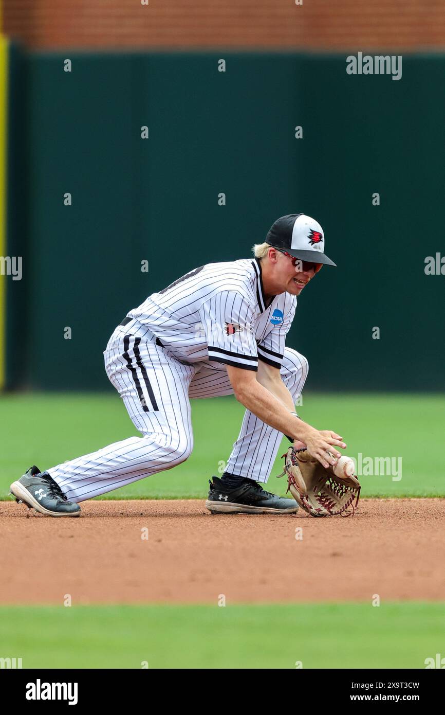 June 2, 2024: Southeast Missouri State infielder Brooks Kettering #33 ...