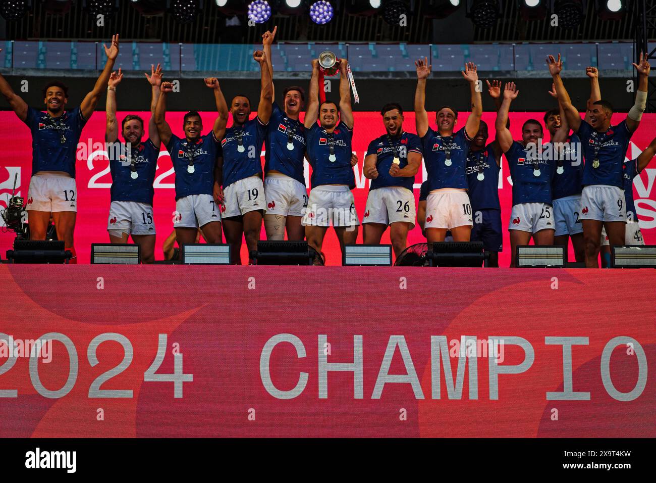 Madrid, Spain. 02th June, 2024. Finals of the Rugby Sevens Championship last day. MEN