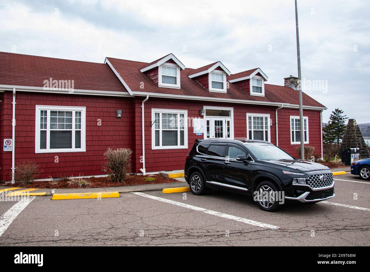 Visitors centre in Port Hastings, Nova Scotia, Canada Stock Photo