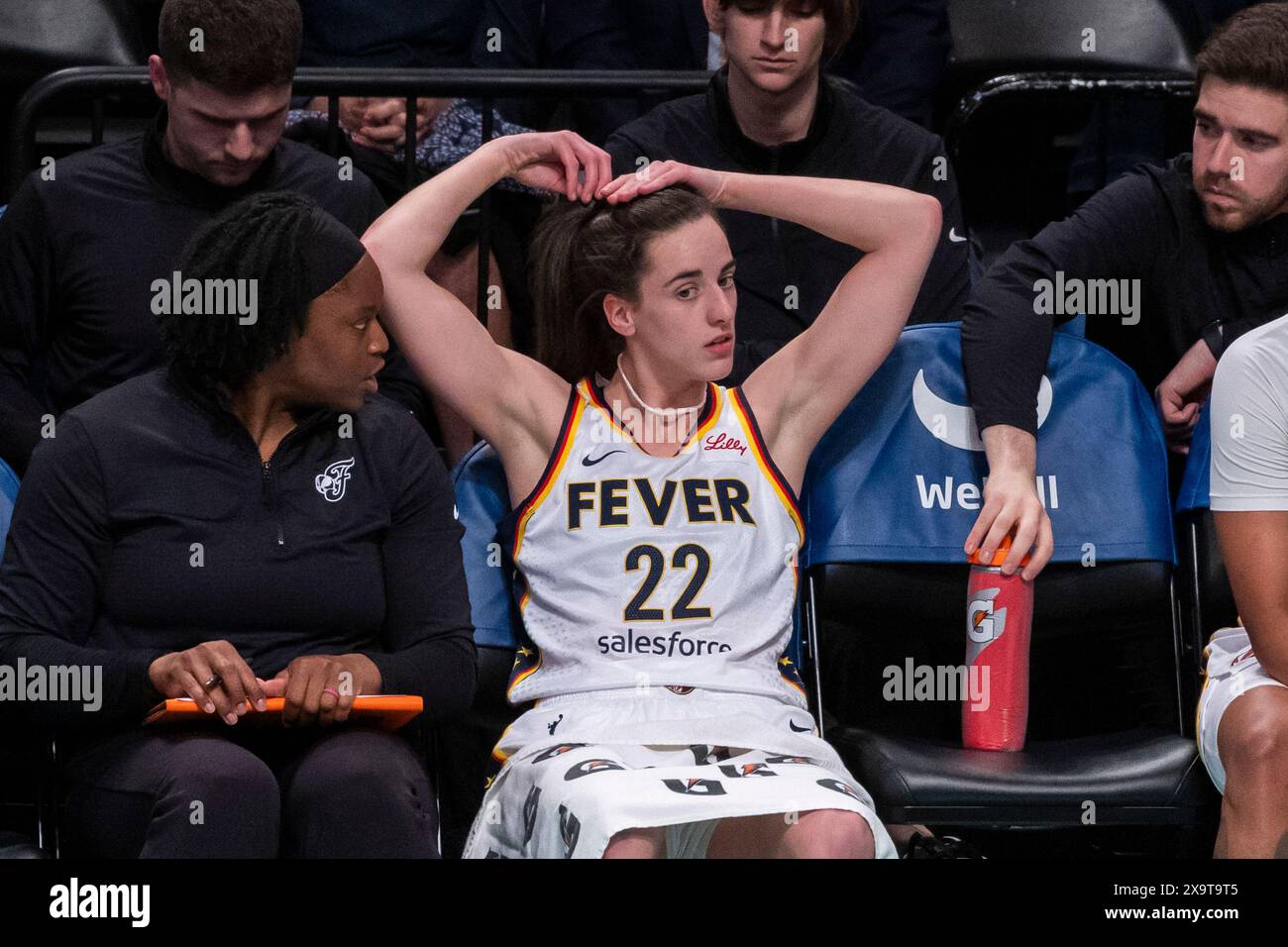 Brooklyn, United States. 02nd June, 2024. Indiana Fever guard Caitlin