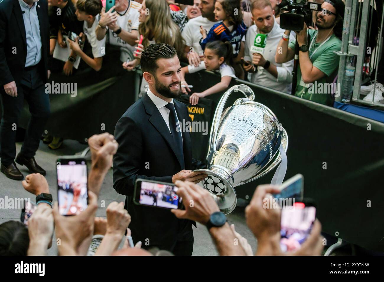 Madrid, Spain. 02nd June, 2024. Nacho Fernandez, captain of Real Madrid ...