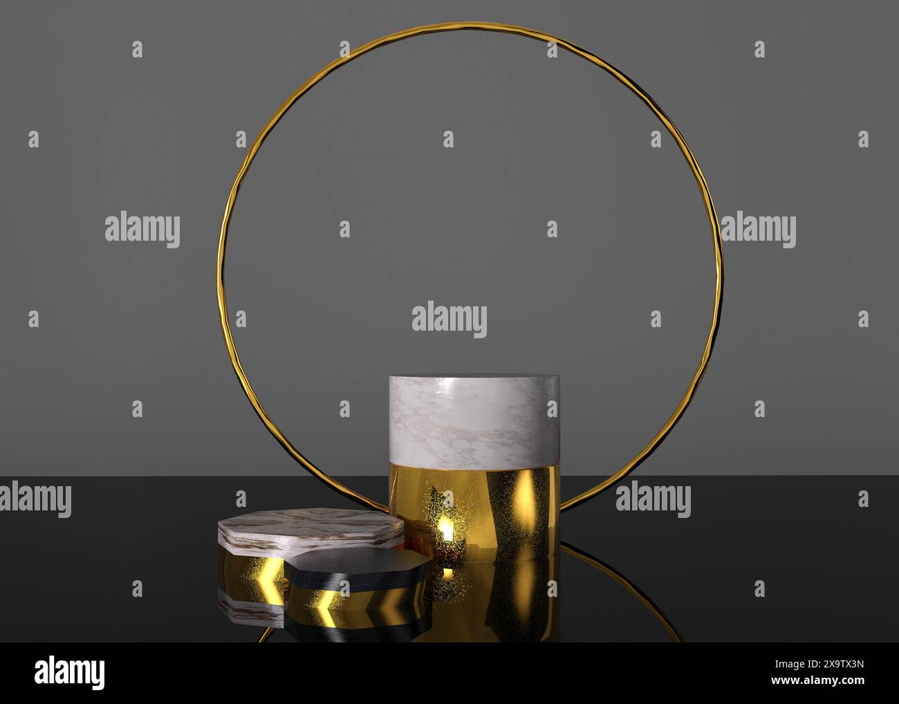 3d realistic luxury podium hi-res stock photography and images - Alamy