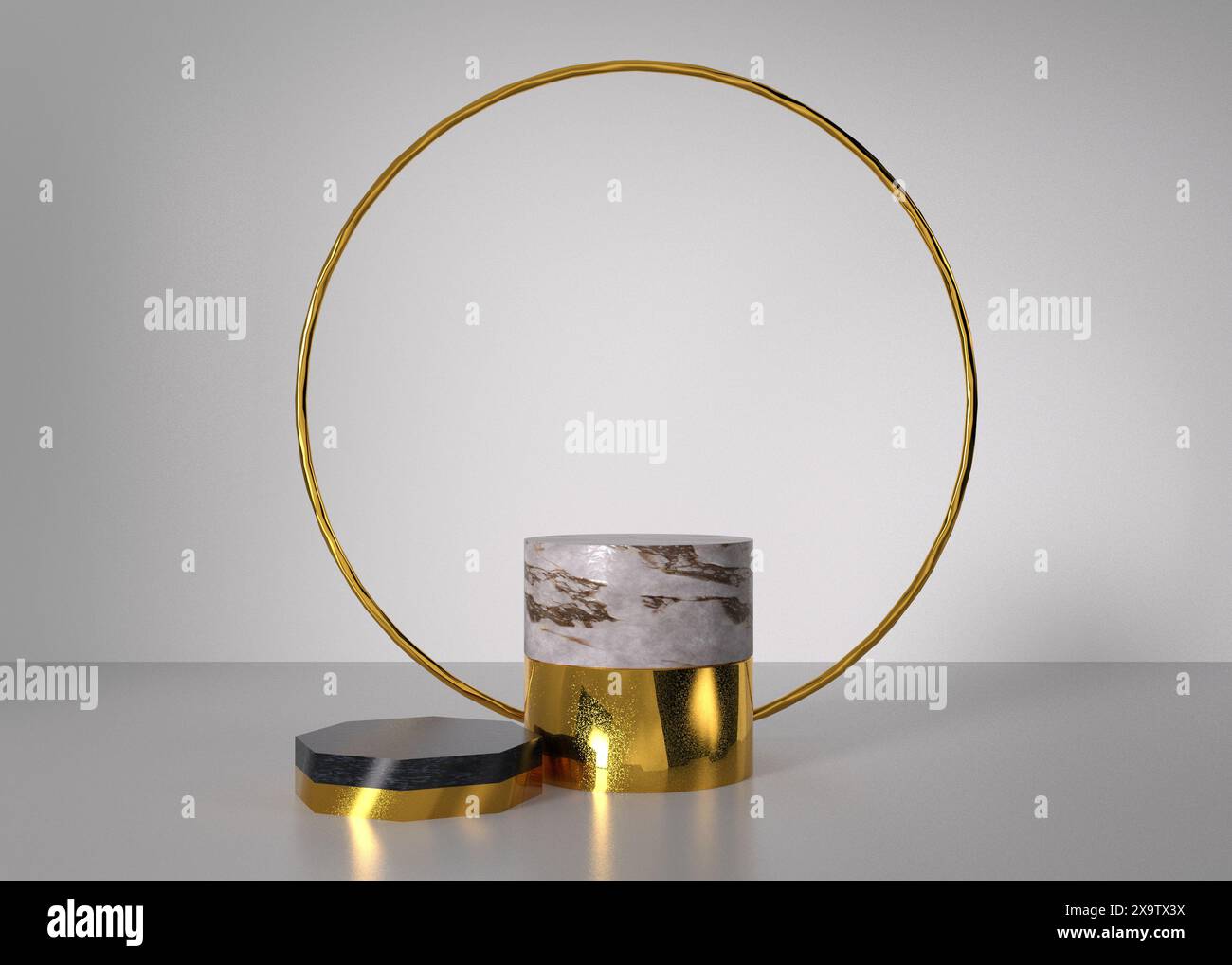 3d realistic luxury podium hi-res stock photography and images - Alamy