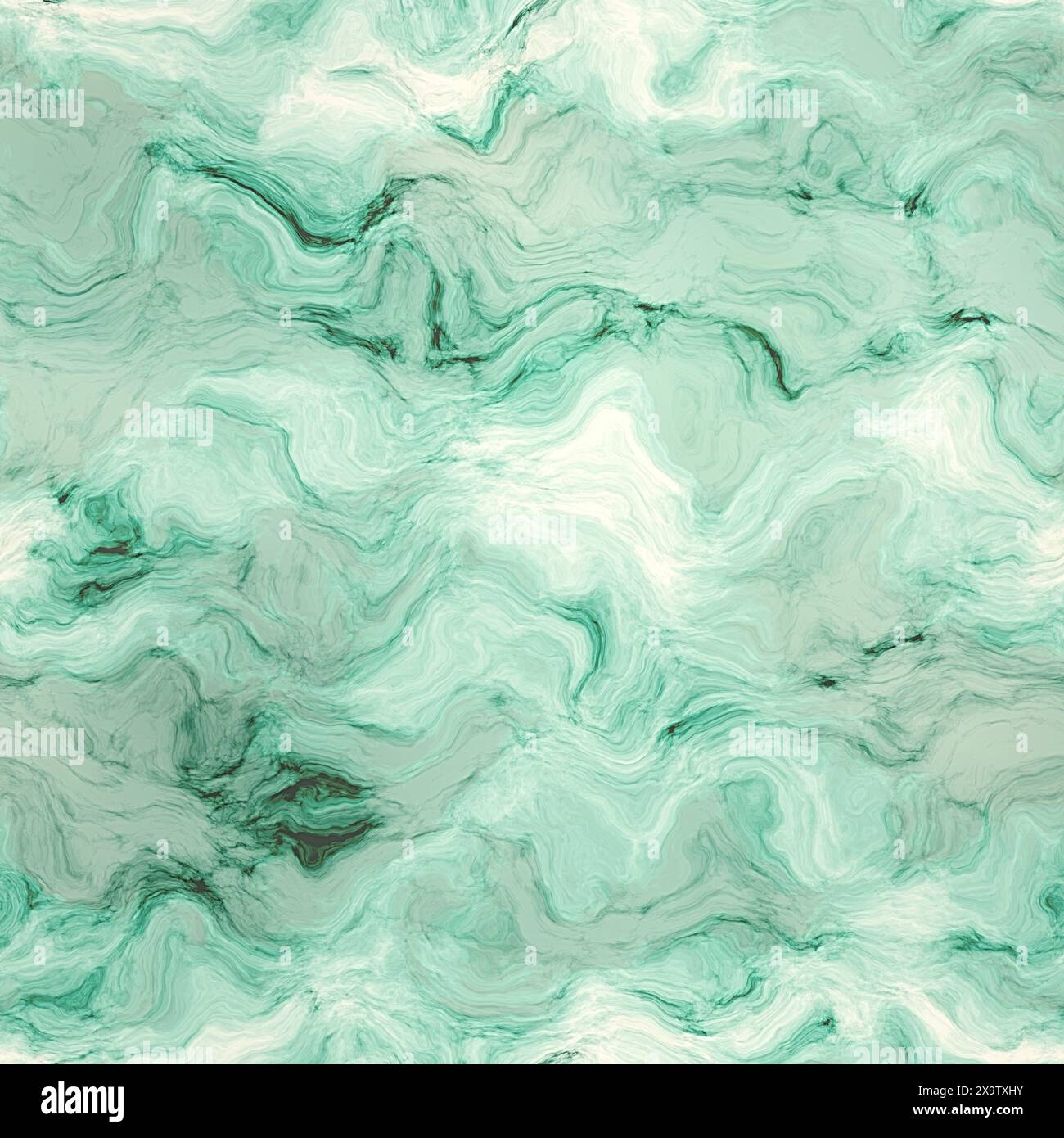 Abstract digitally created marble texture, seamless background. Stock Photo