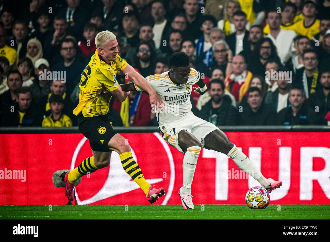 Julian Ryerson Borussia Dortmund 26 Vinicius Junior Real Madrid