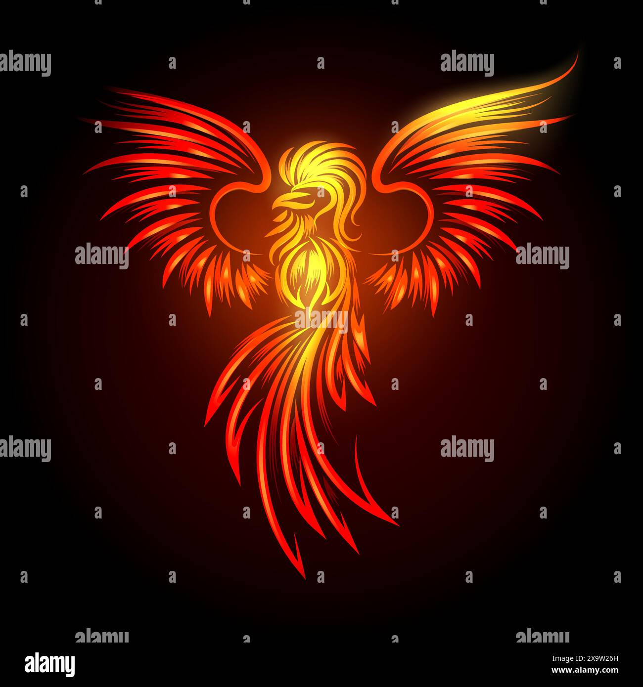 Phoenix vector vectors hi-res stock photography and images - Alamy