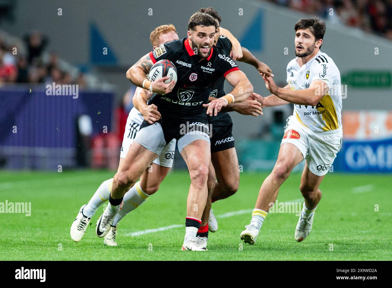 Touluse Rugby Lucas Tauzin of Toulouse during the French championship Top 14 rugby ...