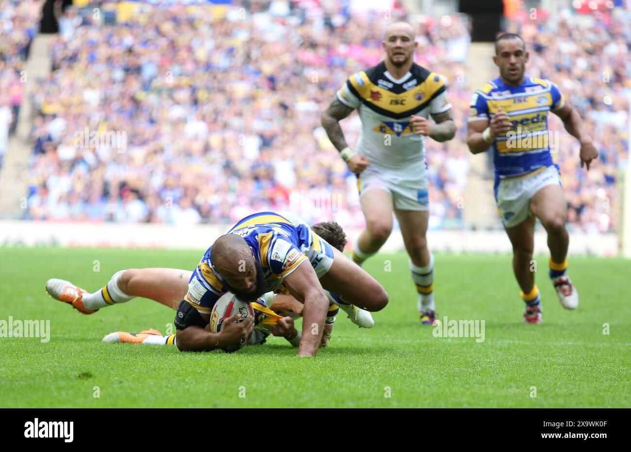 Rugby League Challenge Cup Final Leeds v Castleford. Action picture by ...