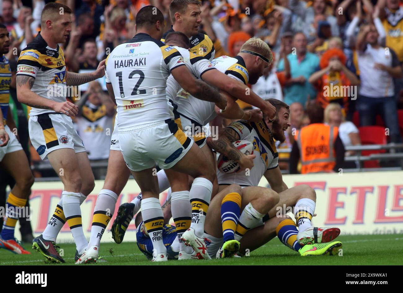 Rugby League Challenge Cup Final Leeds v Castleford. Action picture by ...