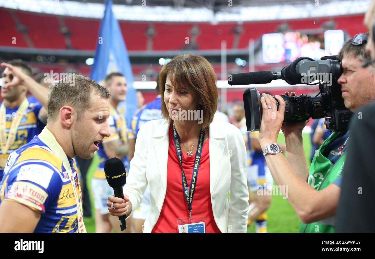 Rugby League Challenge Cup Final Leeds v Castleford. Action picture by ...