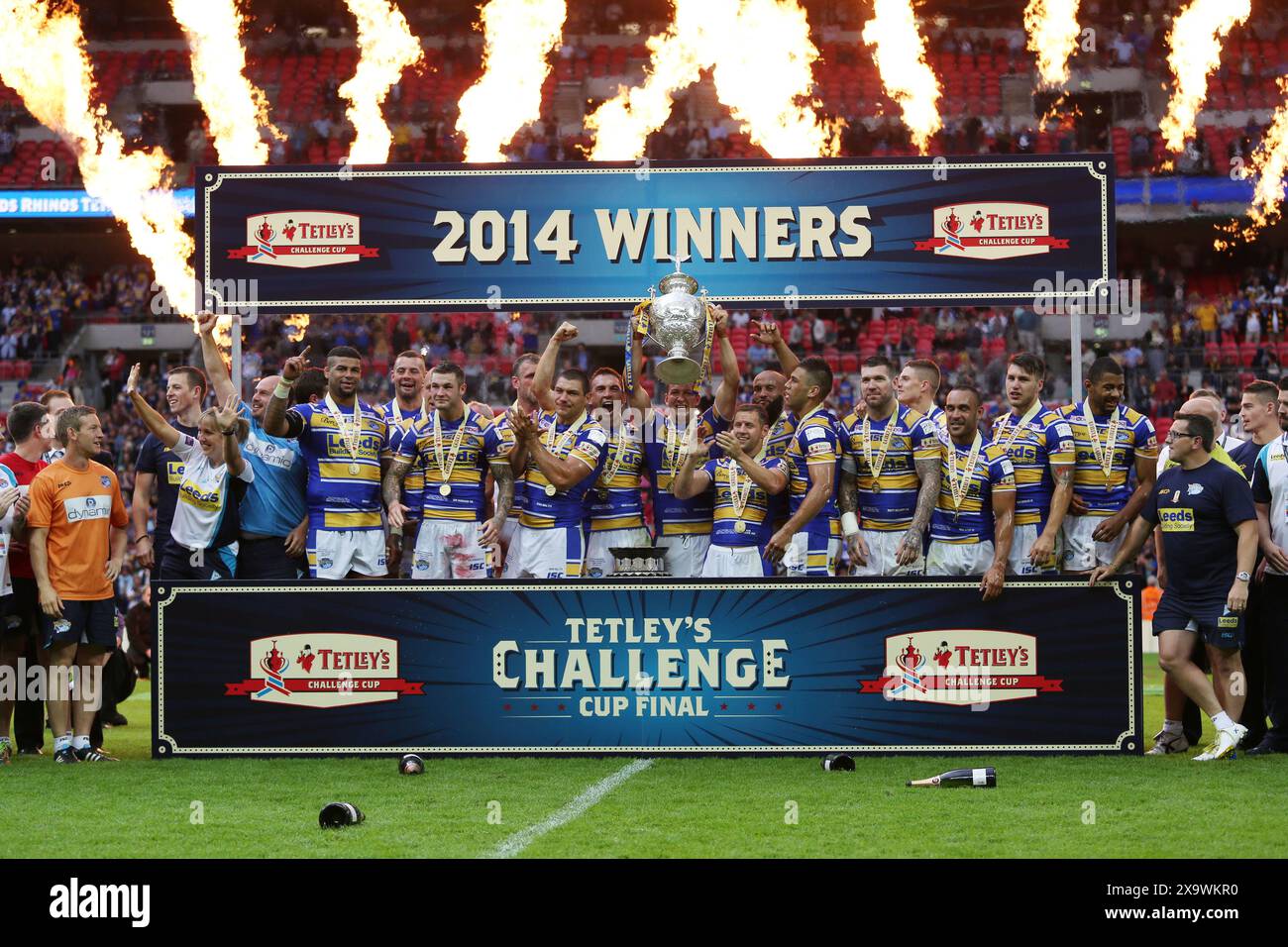 Rugby League Challenge Cup Final Leeds v Castleford. Action picture by ...