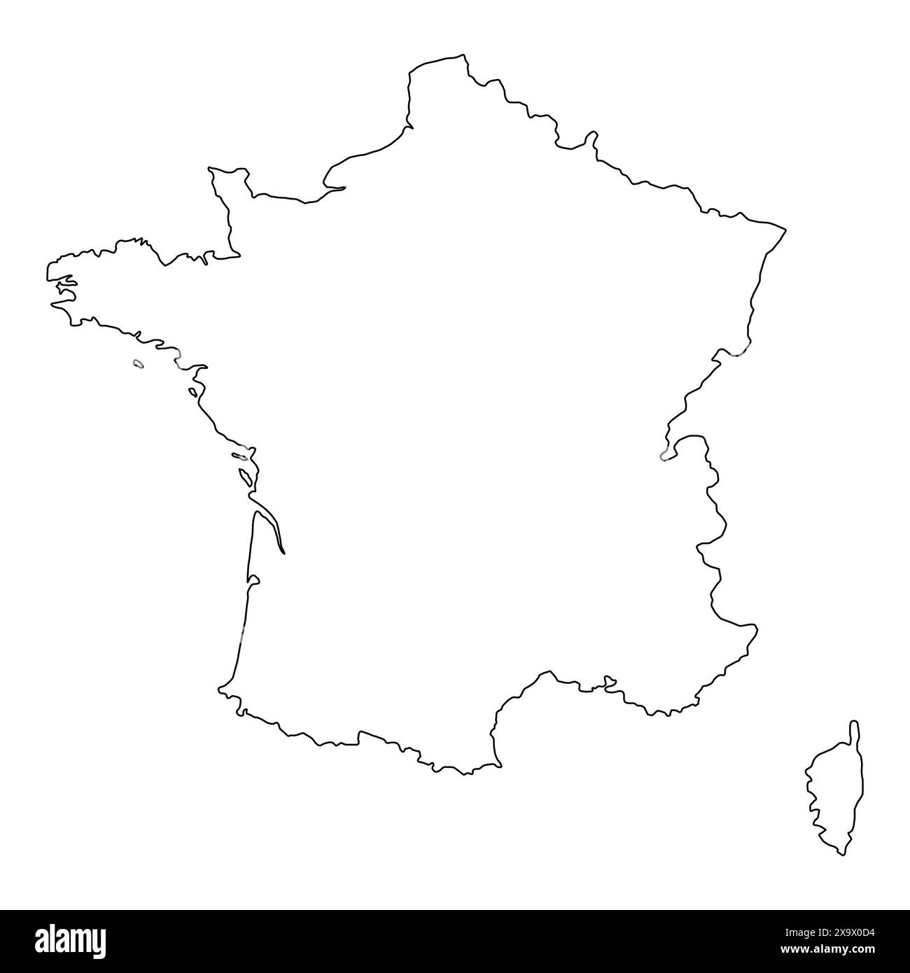 France map symbol shape, travel web flat concept icon symbol vector ...
