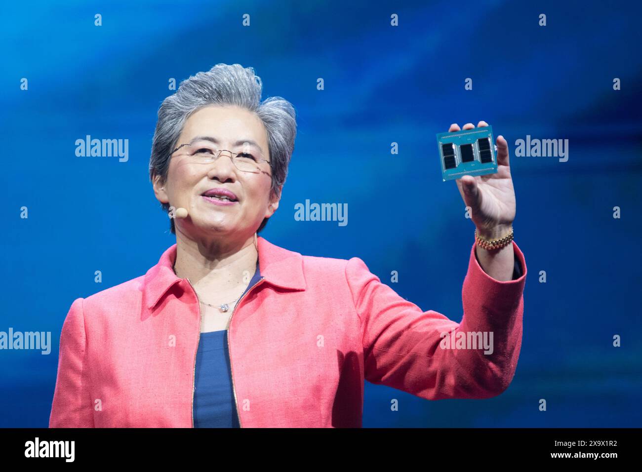 Lisa Su Amd Chairman And Ceo Hold A Chips During Delivering An Ai Keynote Speech In Computex Lisa Su Amd Chairman And Ceo Hold A Chips During Delivering An Ai Keynote Speech In Computex