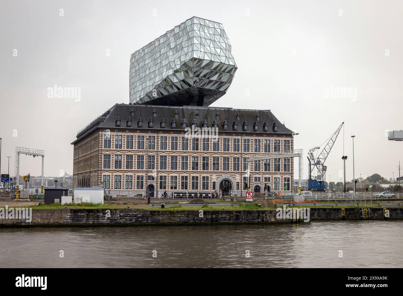 The Port Authority Building in Antwerp, Flanders, Belgium Stock Photo ...